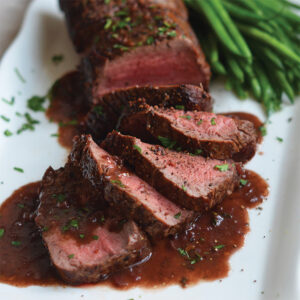 Roasted Beef With Red Wine Sauce