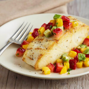 Cod Fish With Mix Vegetable