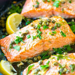 Salmon Fillet With Dill Butter Sauce