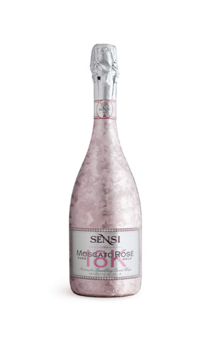 Rượu Vang Sủi Tăm Sensi 18K Moscato Rosé