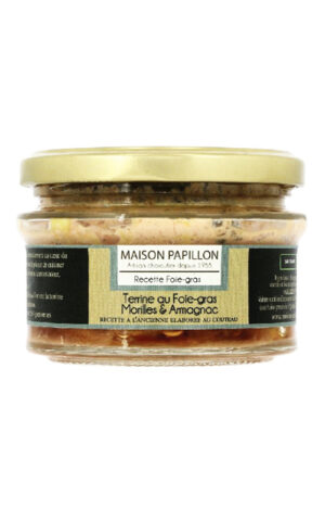 Pa tê gan vịt - Terrine 50% Foie- gras Morilles & Armagnac 110g