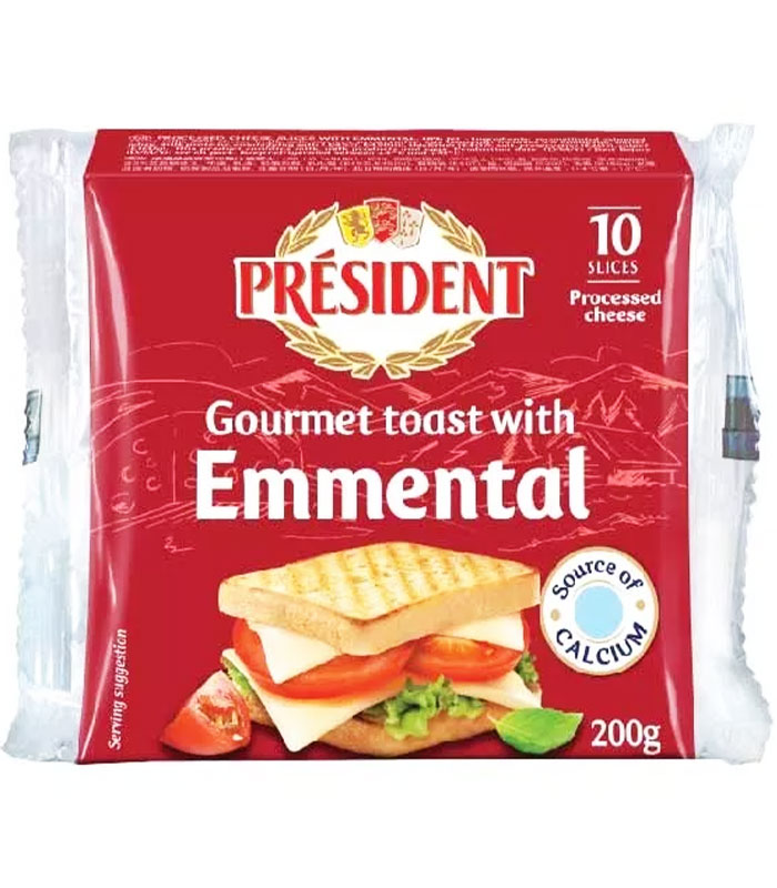 Phô Mai Emmental Président 200g | Chevalier Gourmet