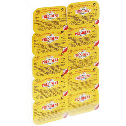 Bơ lạt - Président - Beurre Gastronomique Doux 8g - 10PCS.Pack