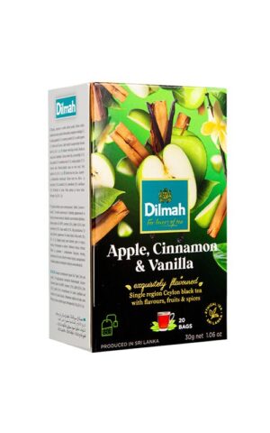 Trà Đen Táo, Quế & Vani Dilmah Fun Tea Apple, CInnamon & Vanilla 30g (20 x 1.5g)