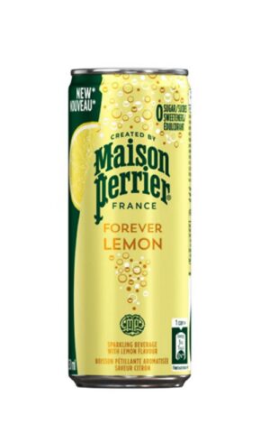 Maison Perrier Forever Lemon 250ml – nước khoáng vị chanh vàng, không đường, không calo